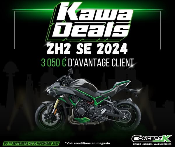 Kawa Deal sur la ZH2 SE 2024 chez Concept K Valenciennes